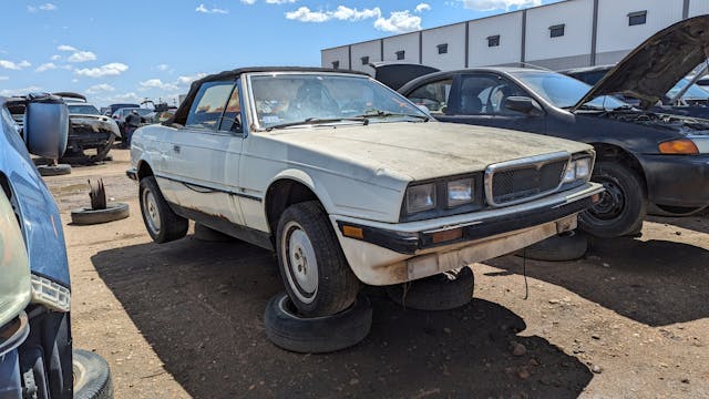 1989-Maserati-Biturbo-Spyder front three quarter