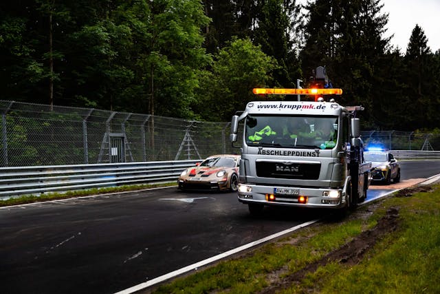 Caminhão MAN 2024 Nürburgring 24 Horas para assistência de manutenção