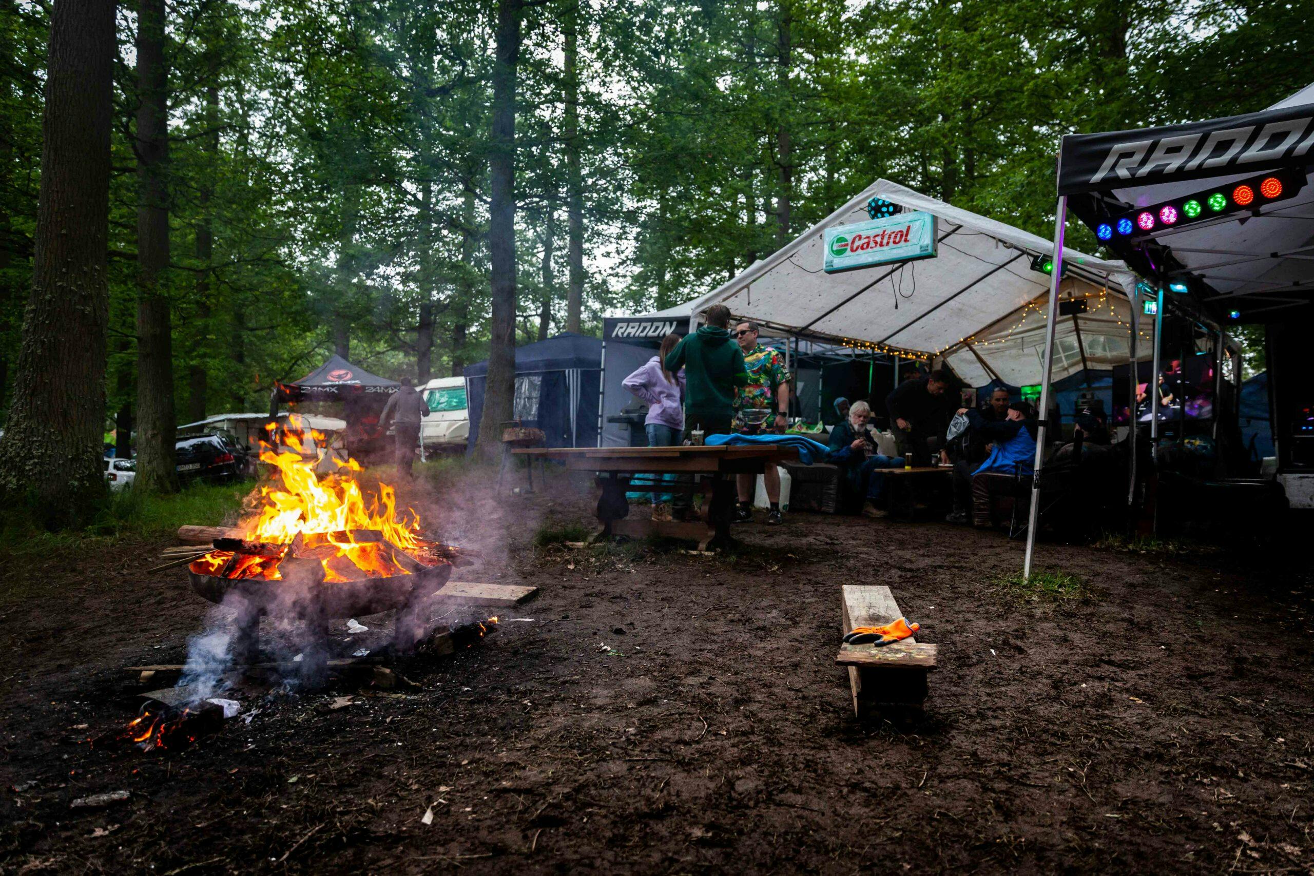 2024 Nürburgring 24 Hours woods campsites