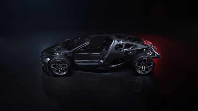 Bugatti Tourbillion chassis body