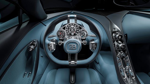 Bugatti Tourbillion interior cockpit