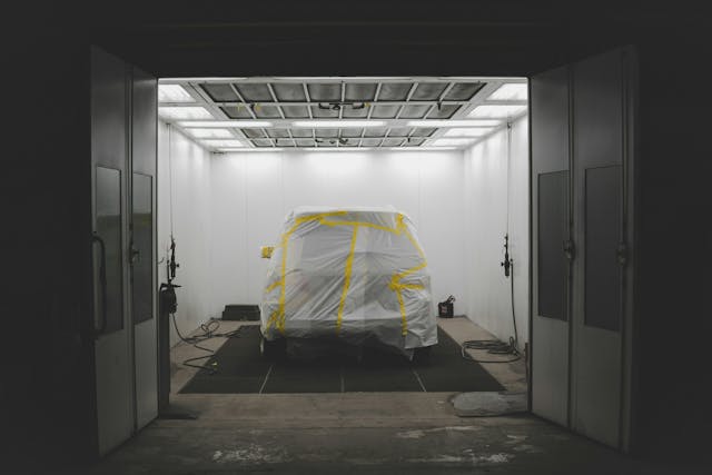 Car Garage Shop Restoration paint booth