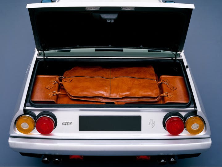 Ferrari 412 trunk luggage