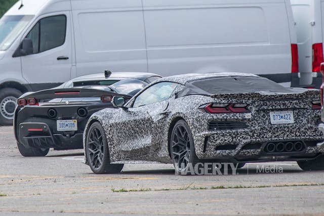 Ferrari SF90 with Chevrolet ZR1