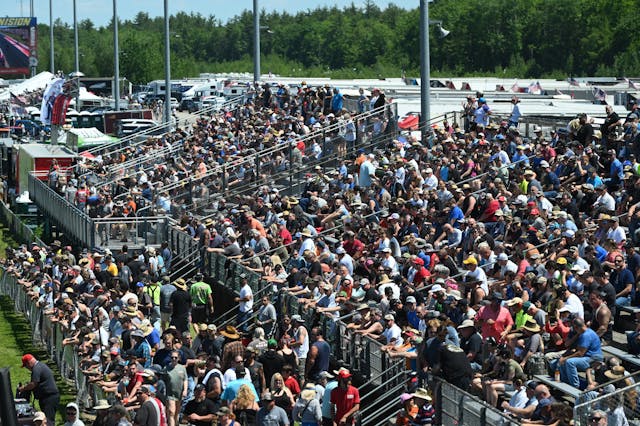 NHRA New England Nationals crowd stands