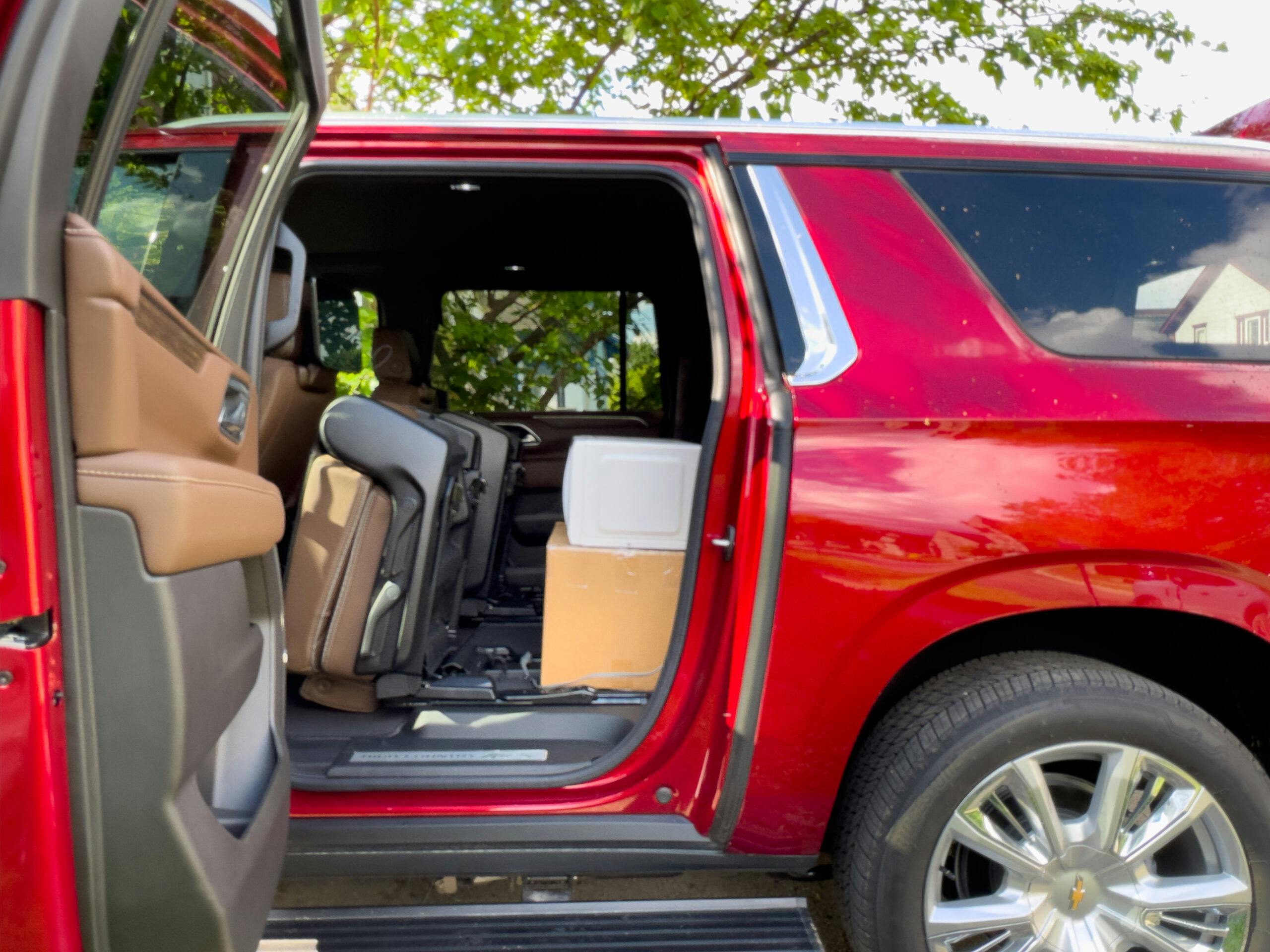 2024 Chevrolet Suburban High Country second row storage