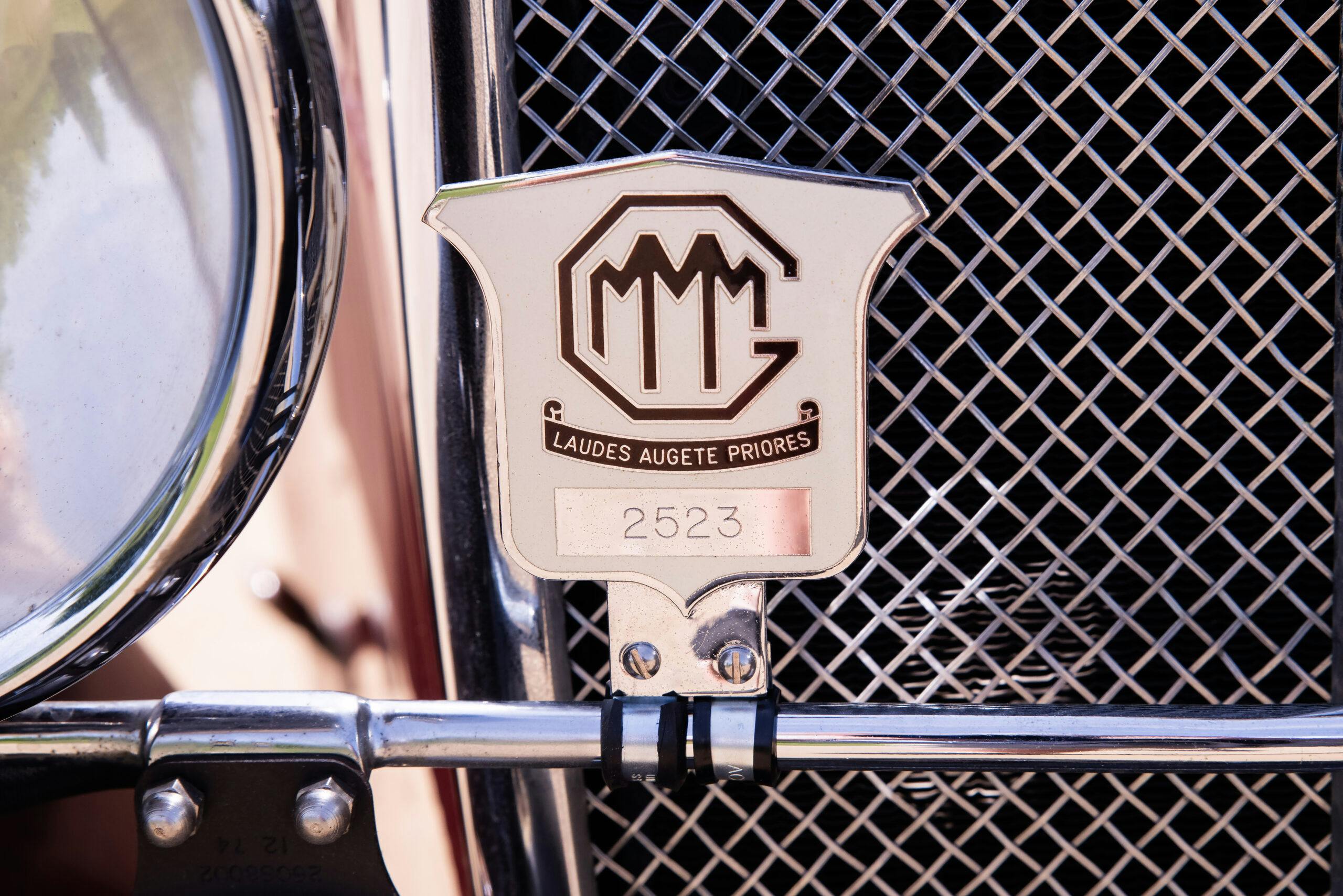 MG Midget D-Type grille detail