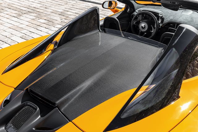 McLaren Artura Spider orange carbon fiber