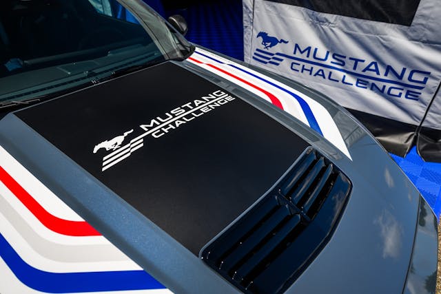 Mustang Challenge Mid Ohio hood graphic