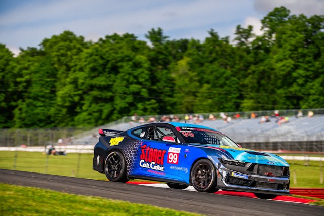 Mustang Challenge Mid Ohio Webster car front three quarter