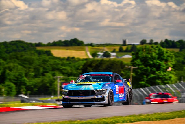 Mustang Challenge Mid Ohio Webster car front three quarte