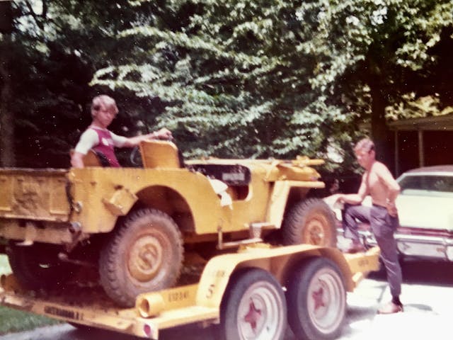 Willys Jeep CJ 2A Old Yella vintage