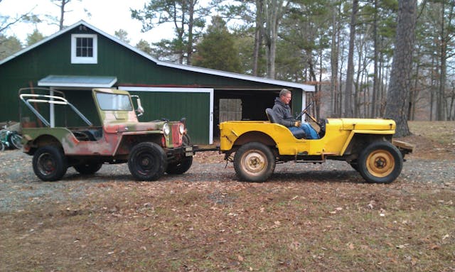 Willys Jeep CJ 2A Old Yella side