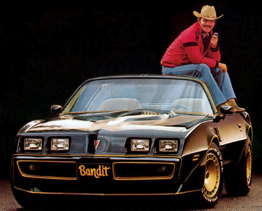 1981 Pontiac Firebird Burt Reynolds Bandit
