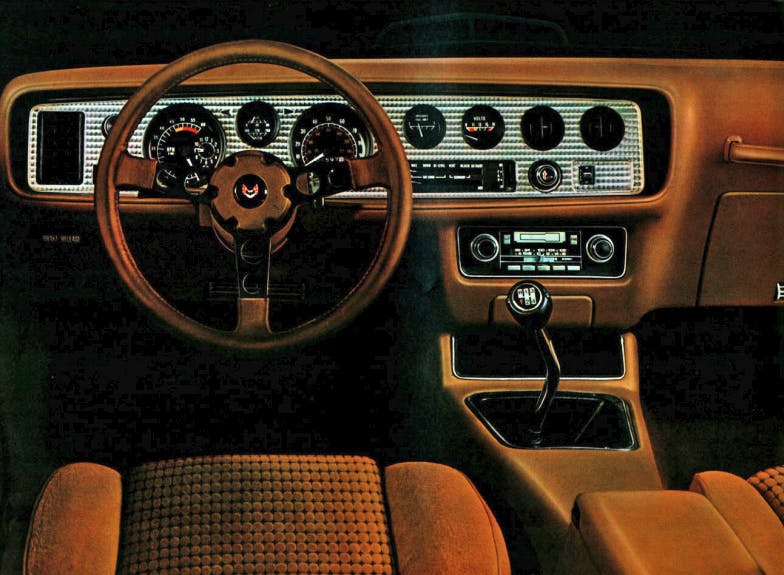 1979 Pontiac Firebird interior