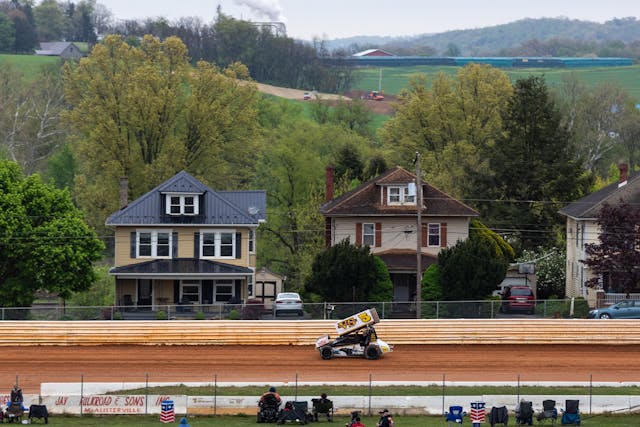 Port Royal Pennsylvania Dirt Track Spring Car Racing wide