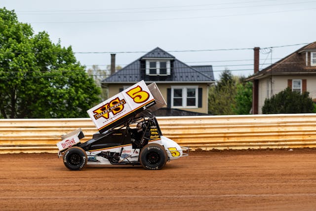 Port Royal Pennsylvania Dirt Track Spring Car Racing side profile