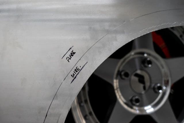 RWM & Co. bodywork markings bare metal