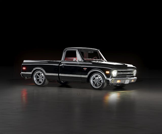Velocity C10 front three quarter lights on