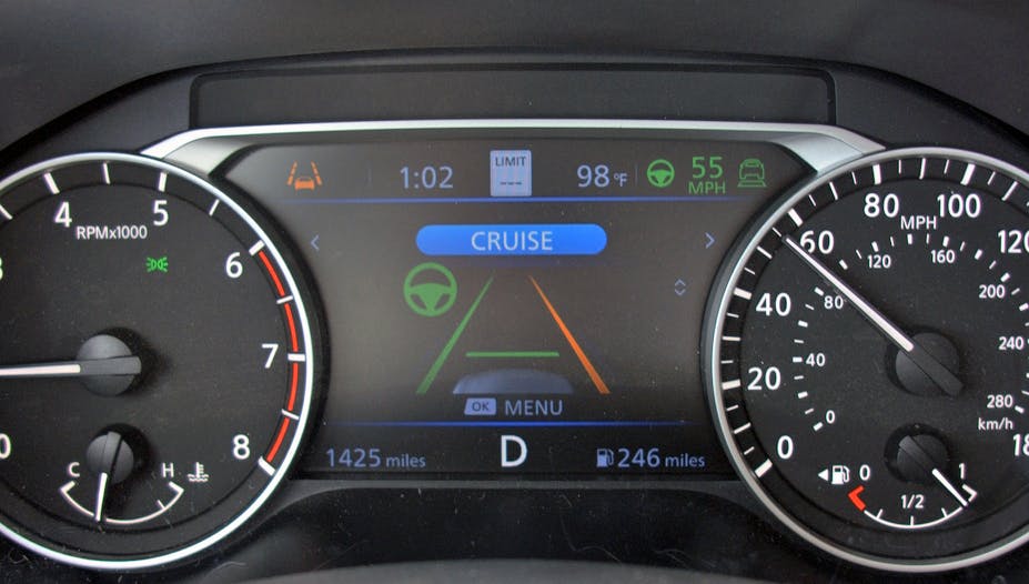 Nissan Lane Departure Warning Gauges