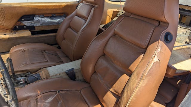 1979 Porsche 928 interior seats