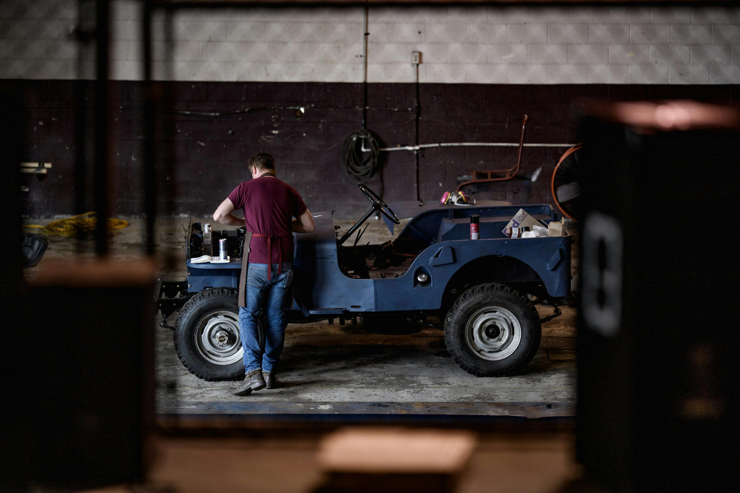 Willys Jeep CJ-2A project car