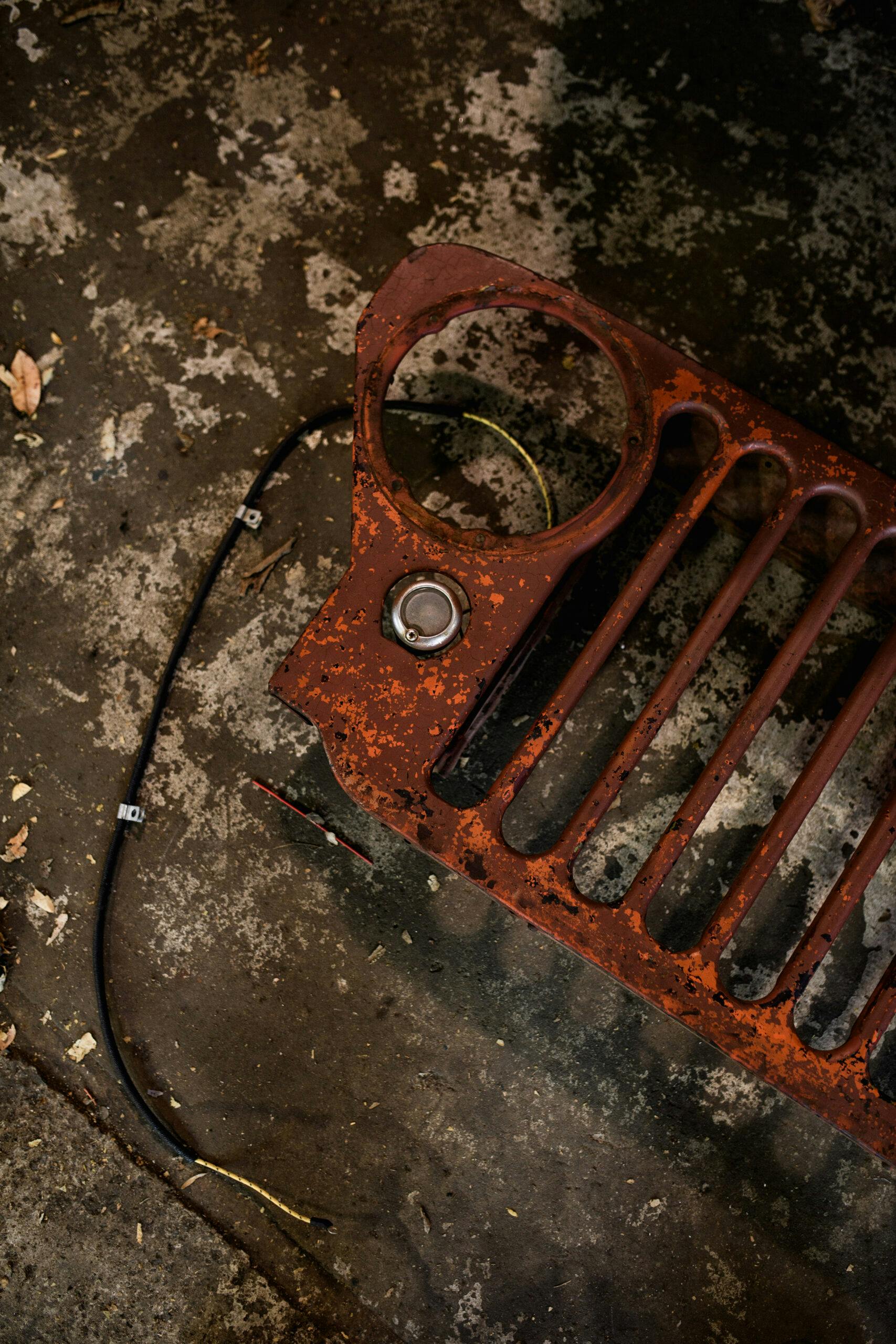 Willys Jeep CJ-2A project car grille