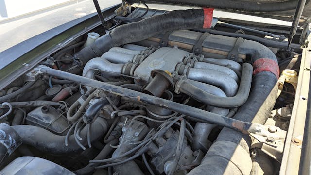 1979 Porsche 928 engine bay