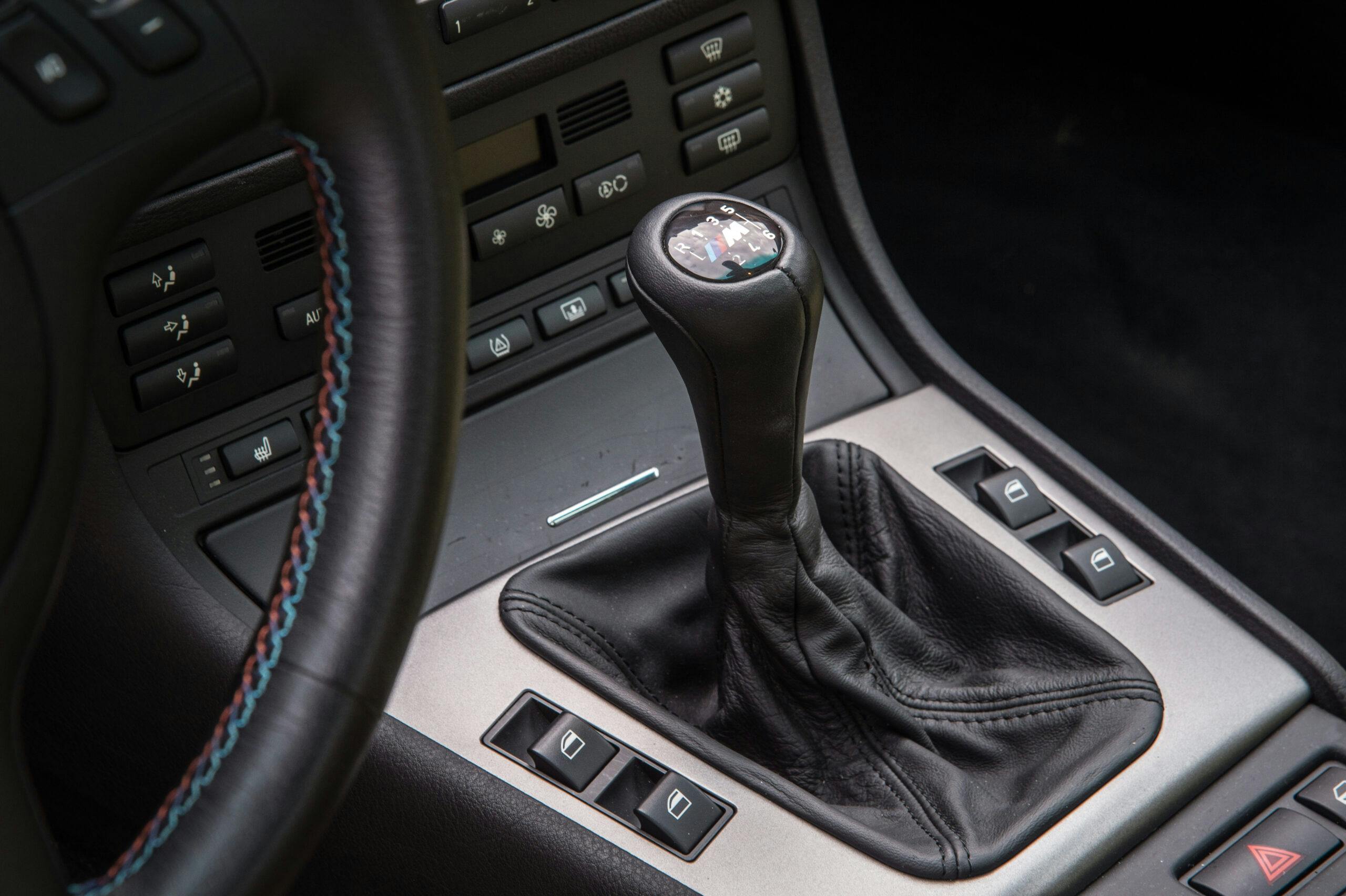 BMW M3 Coupe interior shifter