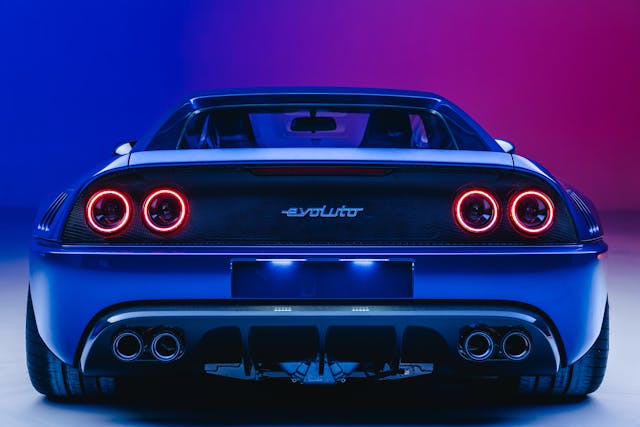 355 by Evoluto rear exhaust taillights