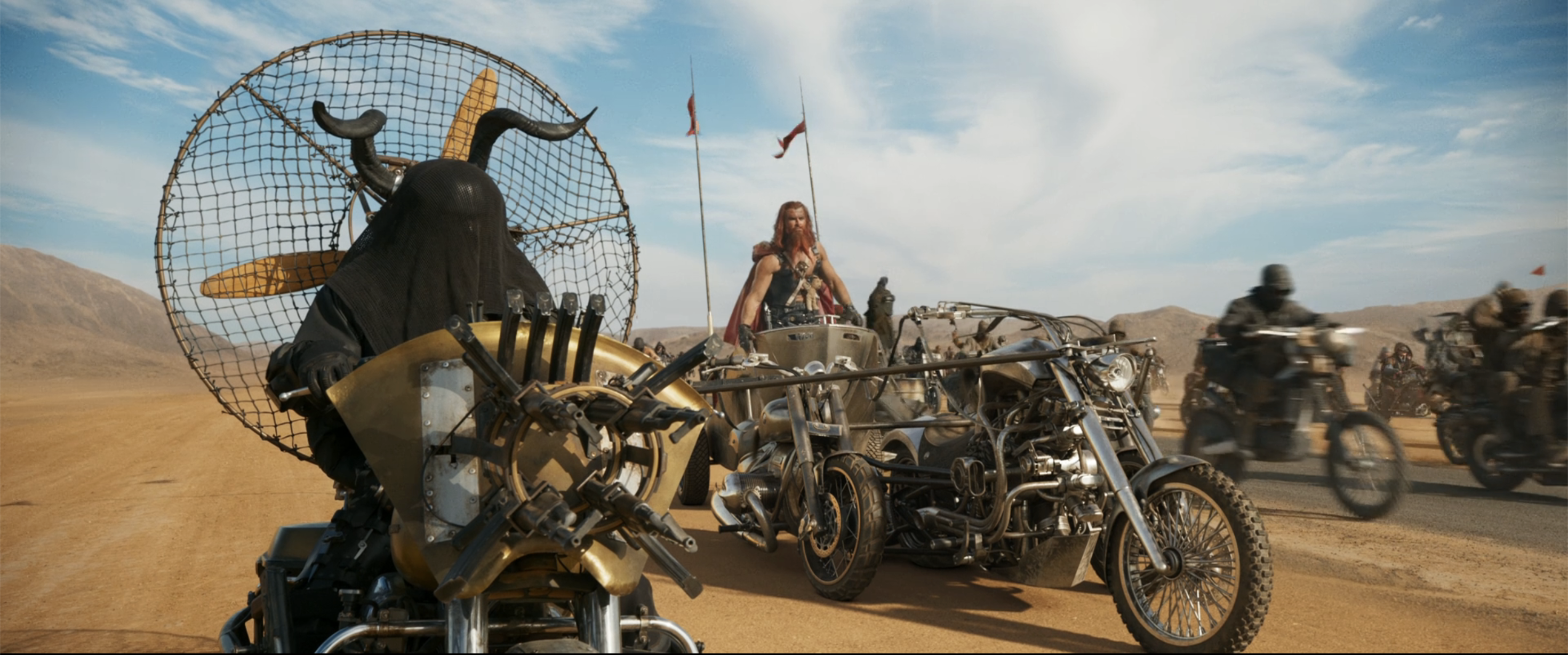Furiosa Film Cars motorcycle gang