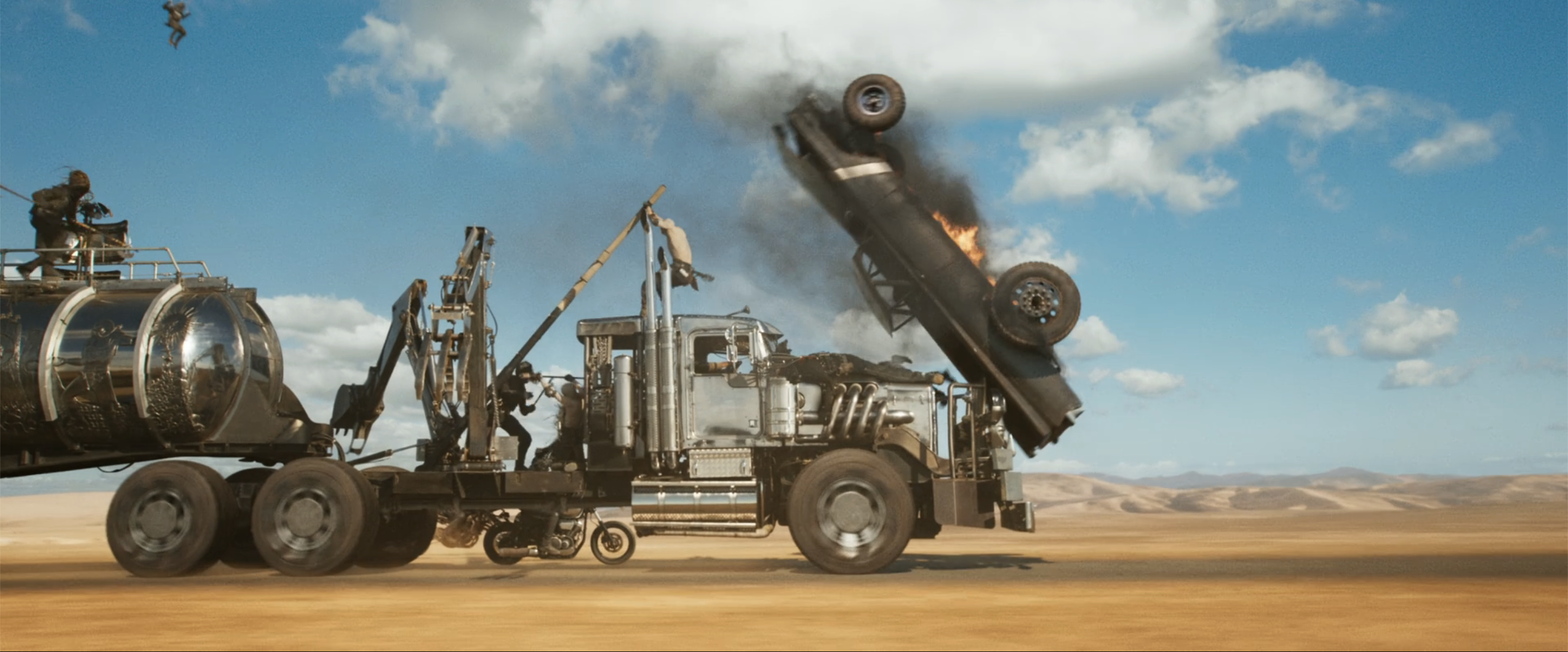 Furiosa Film Cars car flip