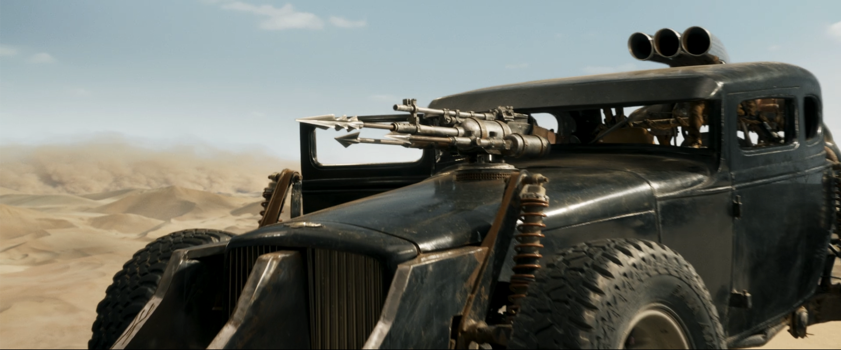 Furiosa Film Cars hood harpoon