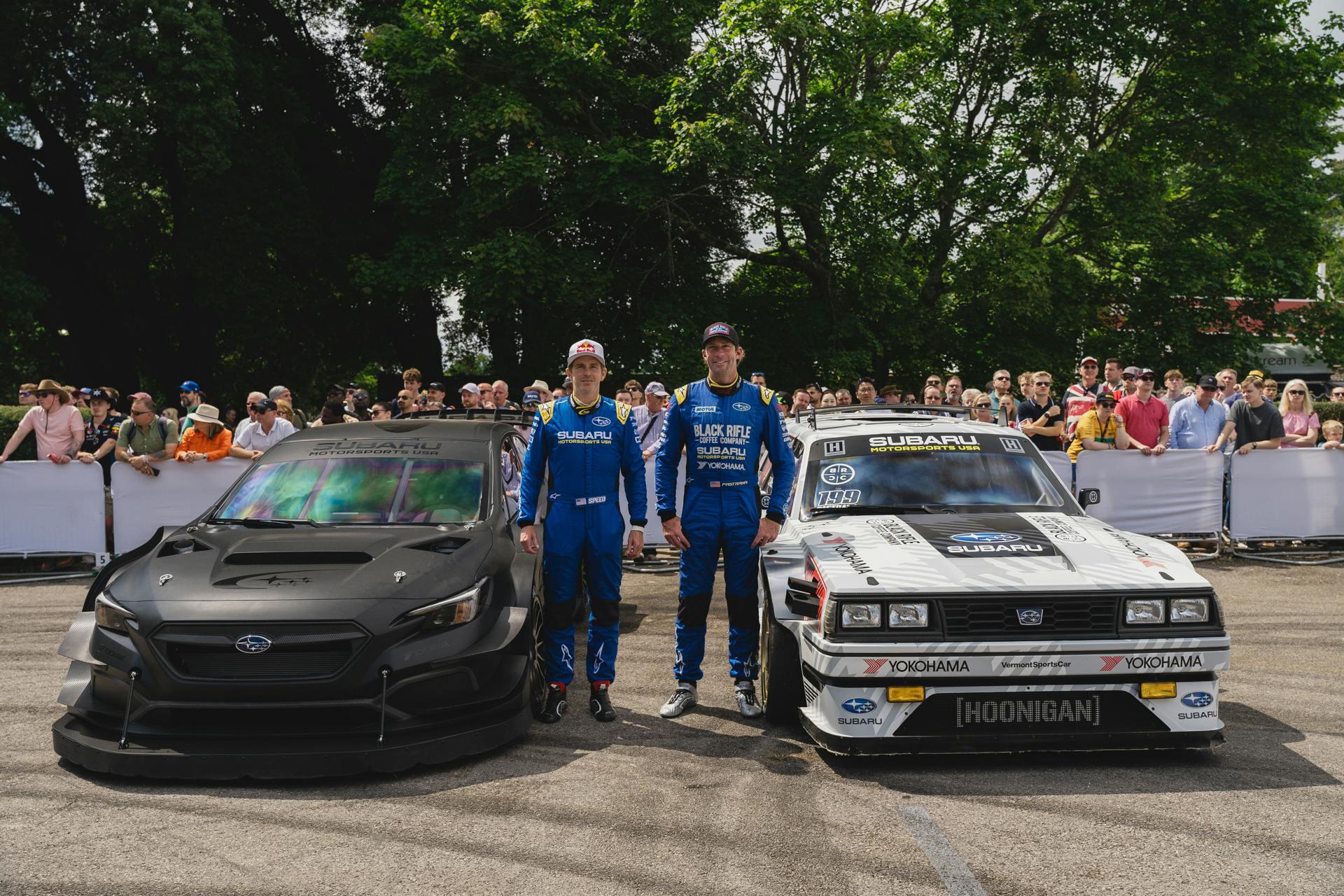 Goodwood Festival of Speed 2024 Subaru track action drivers