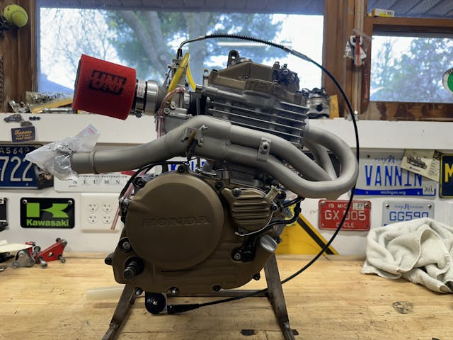 Honda XR250R engine built by Kyle Smith