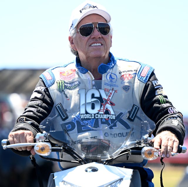 John Force pit bike