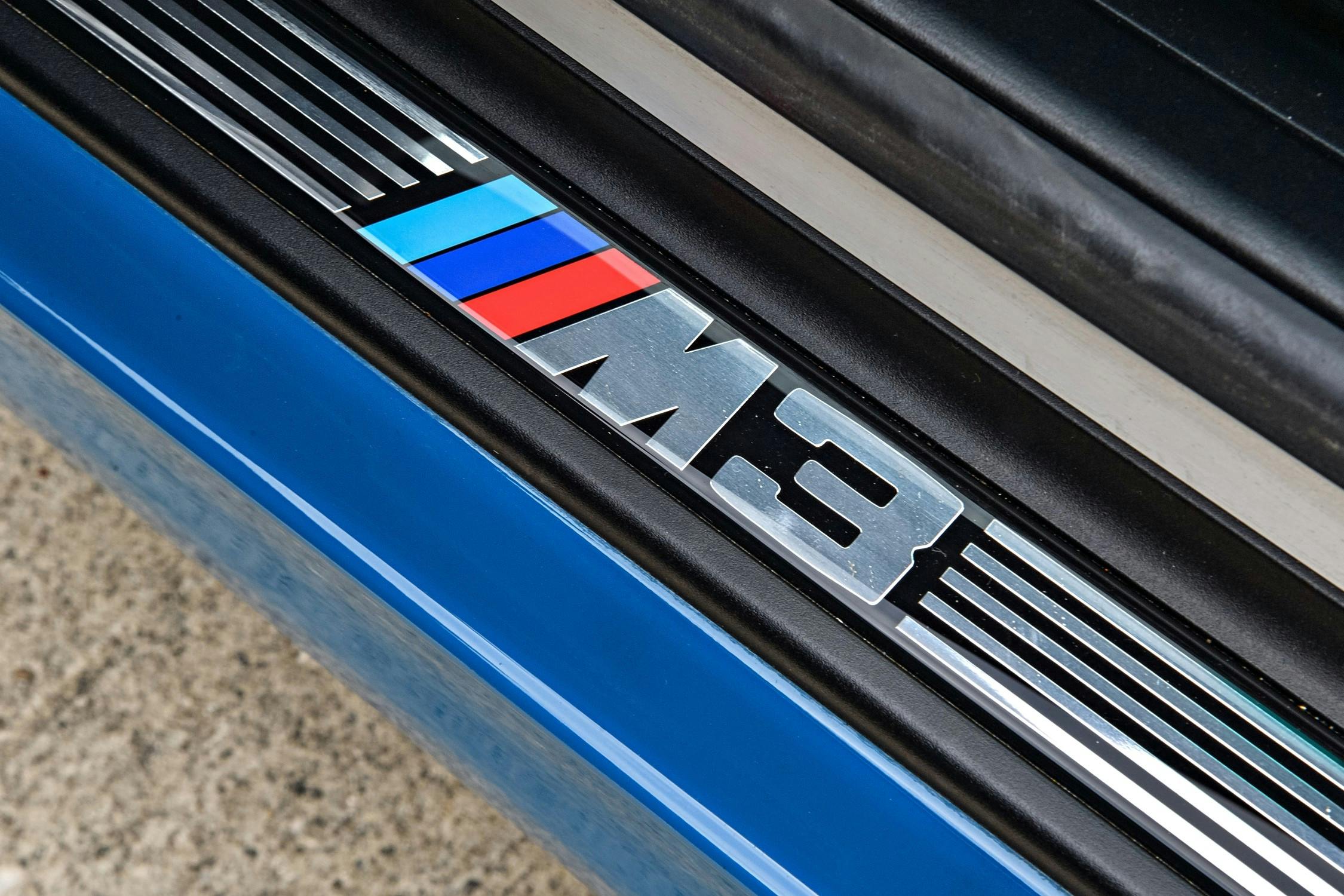 BMW M3 Convertible sill