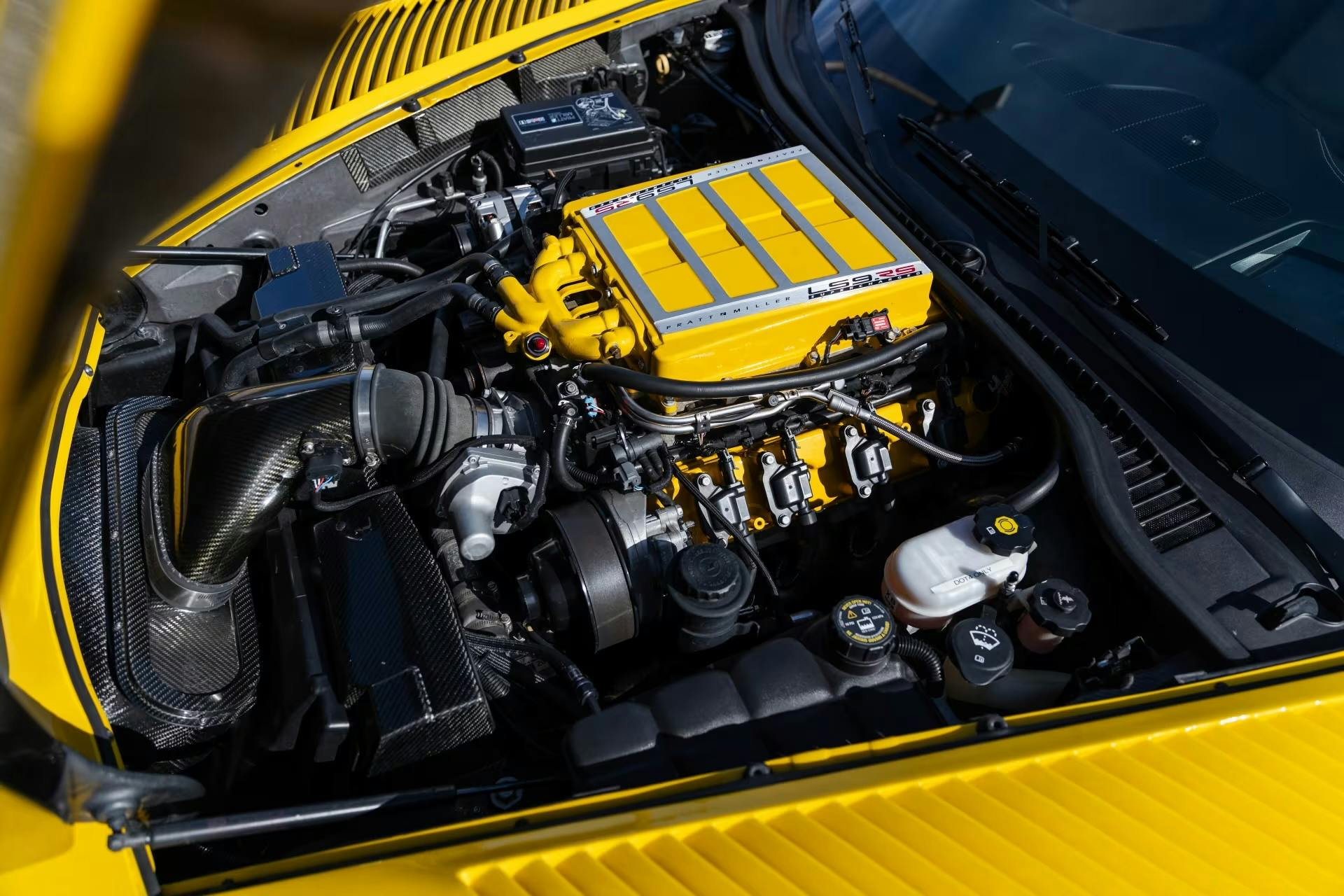 Pratt & Miller C6RS LS9 engine bay