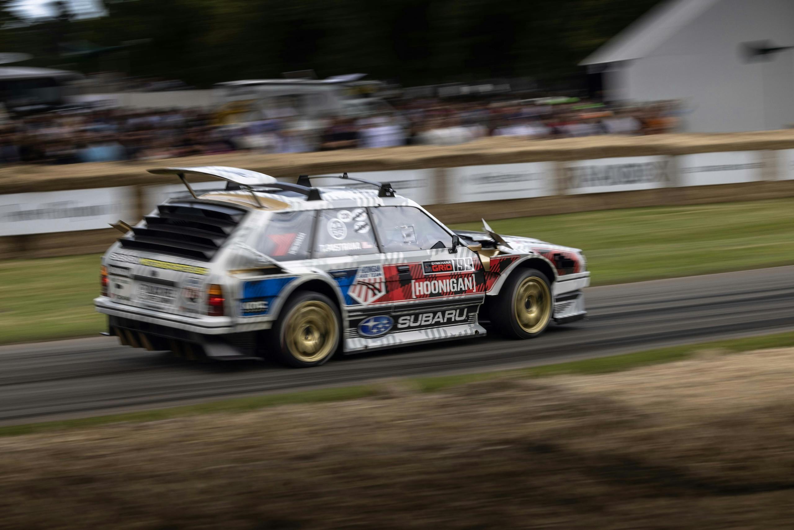 Subaru 2024 Goodwood Festival of Speed rear three quarter