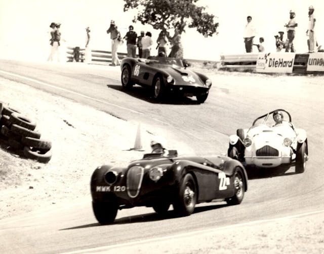 XK120 LT1 racing action