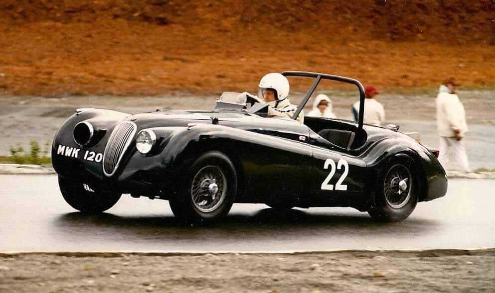 XK120 LT1 front three quarter track action