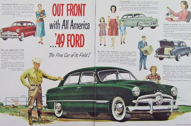 1949 Ford advertisement ad