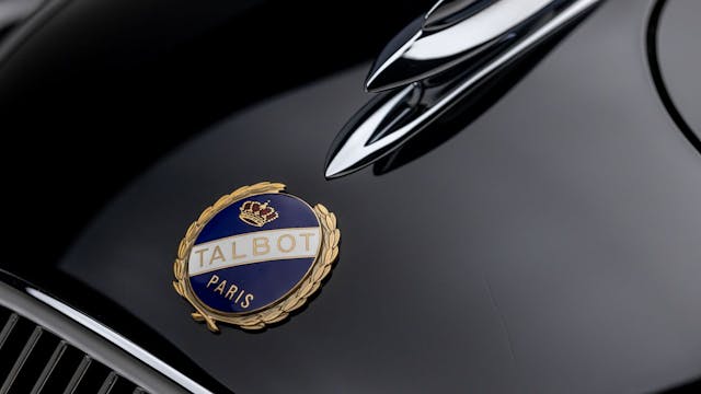 1938 Talbot-Lago T150 C badge
