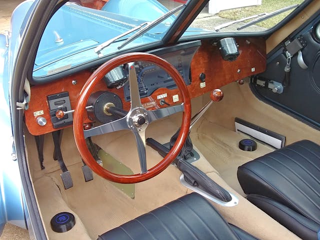 Bugatti Atlantic Replica cockpit