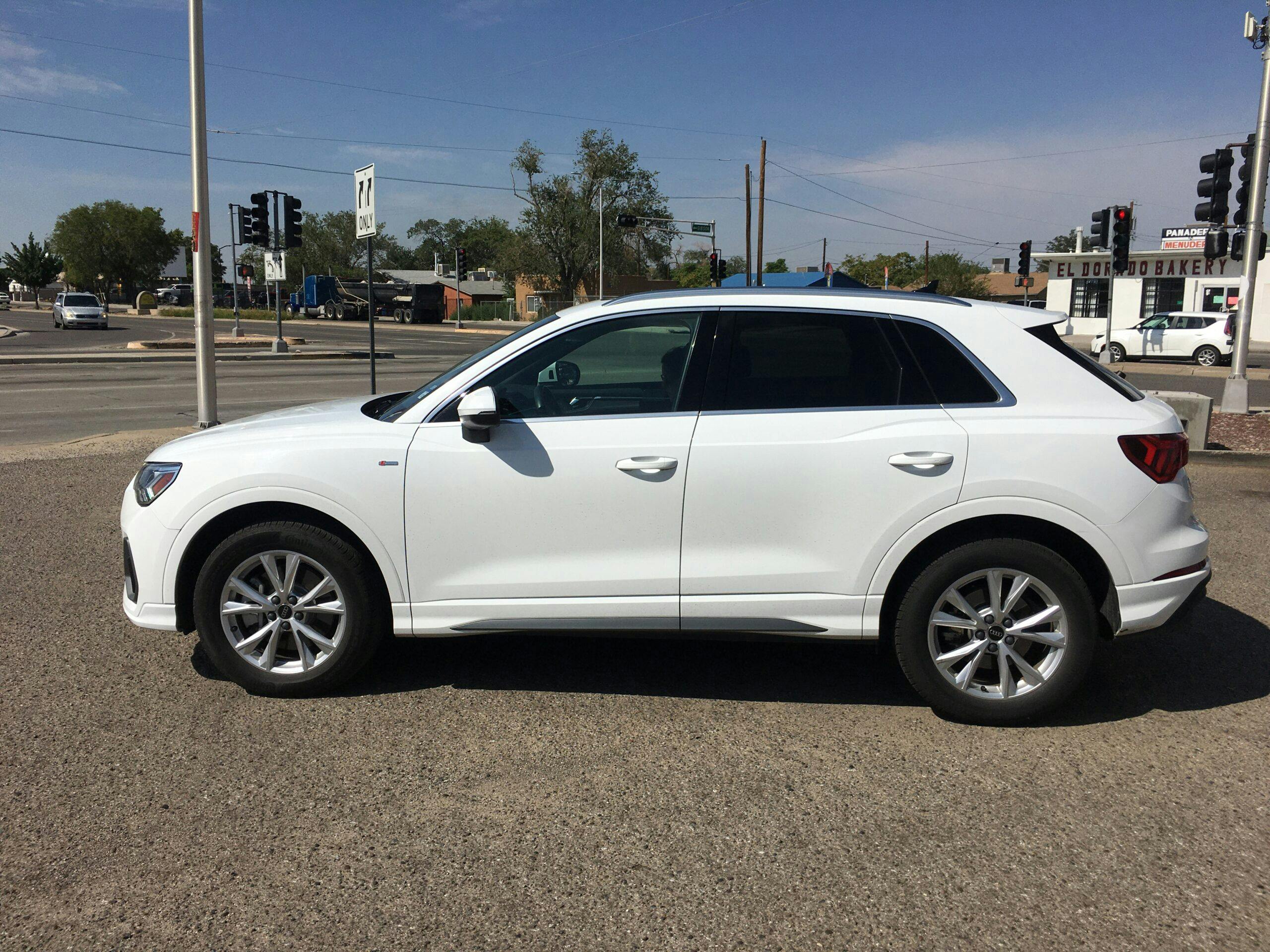 Audi Q3 Quattro rental car side