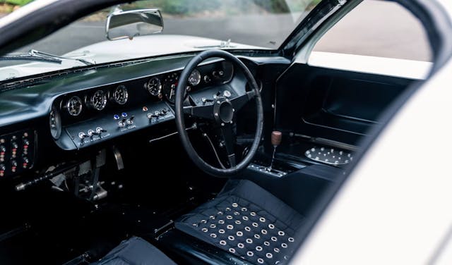 Interior of the Ford GT40