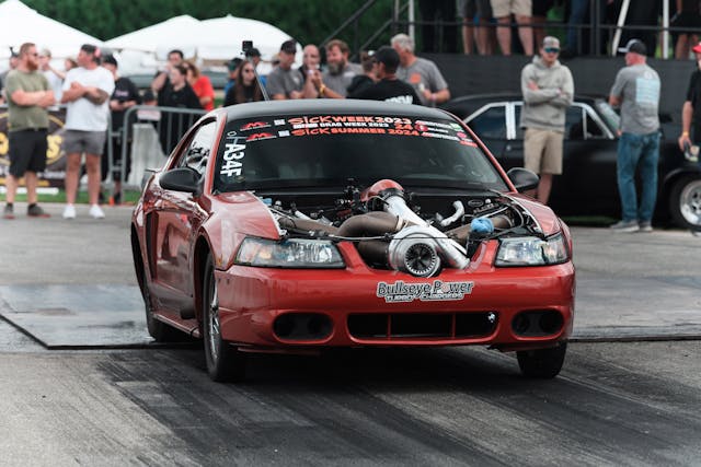 2024 Roadkill Nights drag racing event detroit michigan mustang