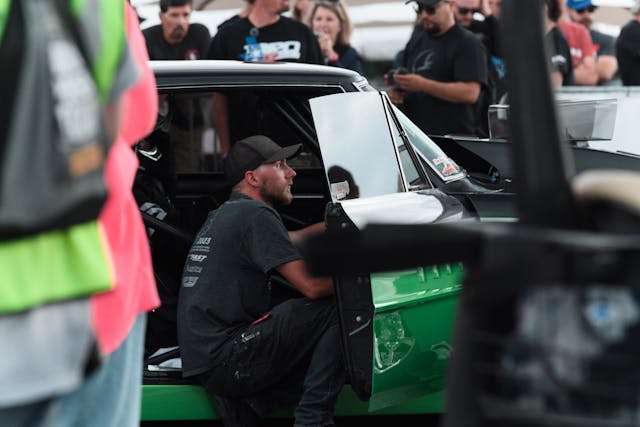 2024 Roadkill Nights drag racing event detroit michigan car adjustments