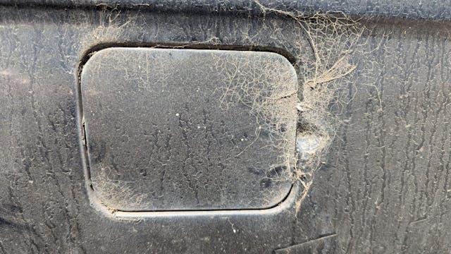 1971 Lincoln Continental Mark III fuel door