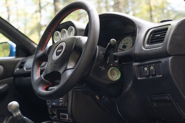 1998 Subaru WRX Type R Interior steering wheel